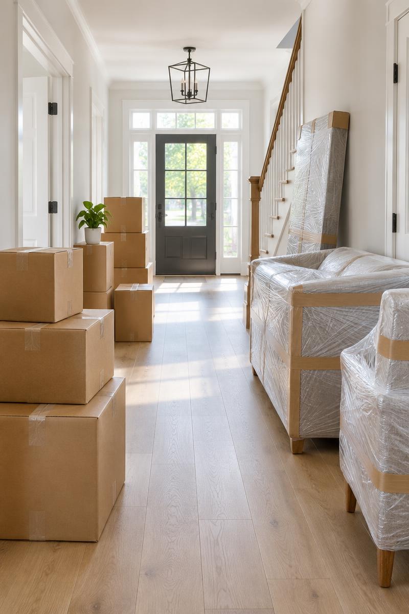 Moving boxes and storage